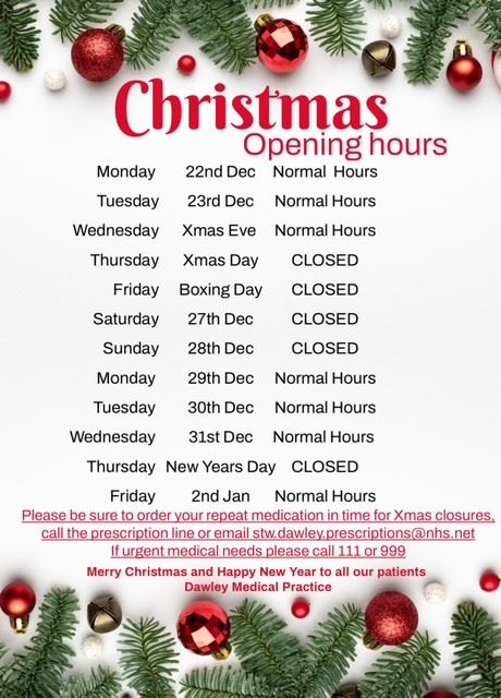 Christmas Closures 